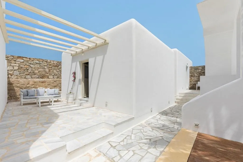 Terrace, Corfos Hotel, Mykonos