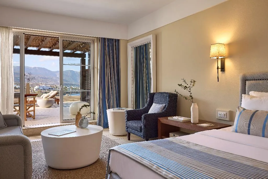 Double or Twin SUPERIOR SEA VIEW Room, Aquila Elounda Village Resort, suites & spa, Crete