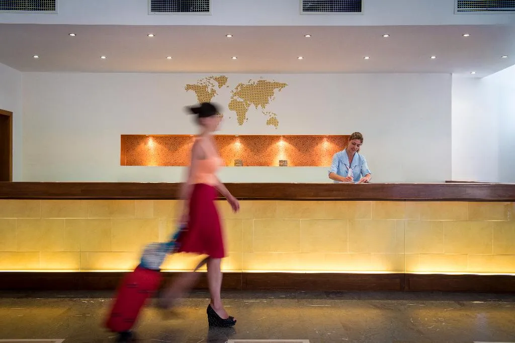 Lobby, Bella Beach, Crete