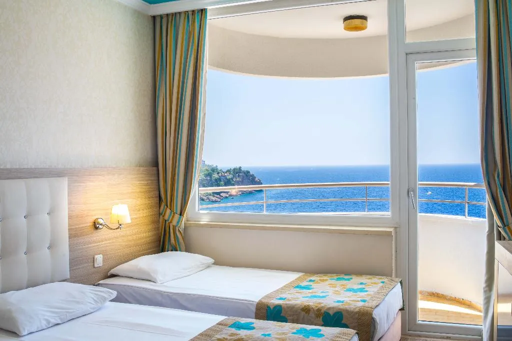 DOUBLE SINGLE USE SEA VIEW Room, Cender Hotel, Antalya