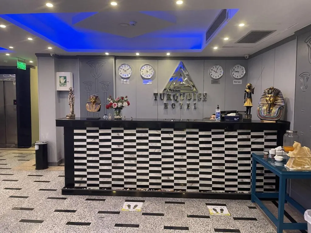 Lobby, Turquoise Pyramids Hotel, Cairo