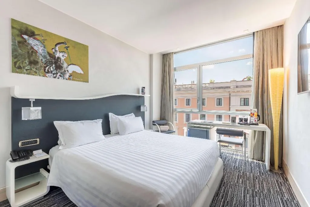 DOUBLE KING SIZE BED Room, Best Western Premier Hotel Royal Santina, Rome