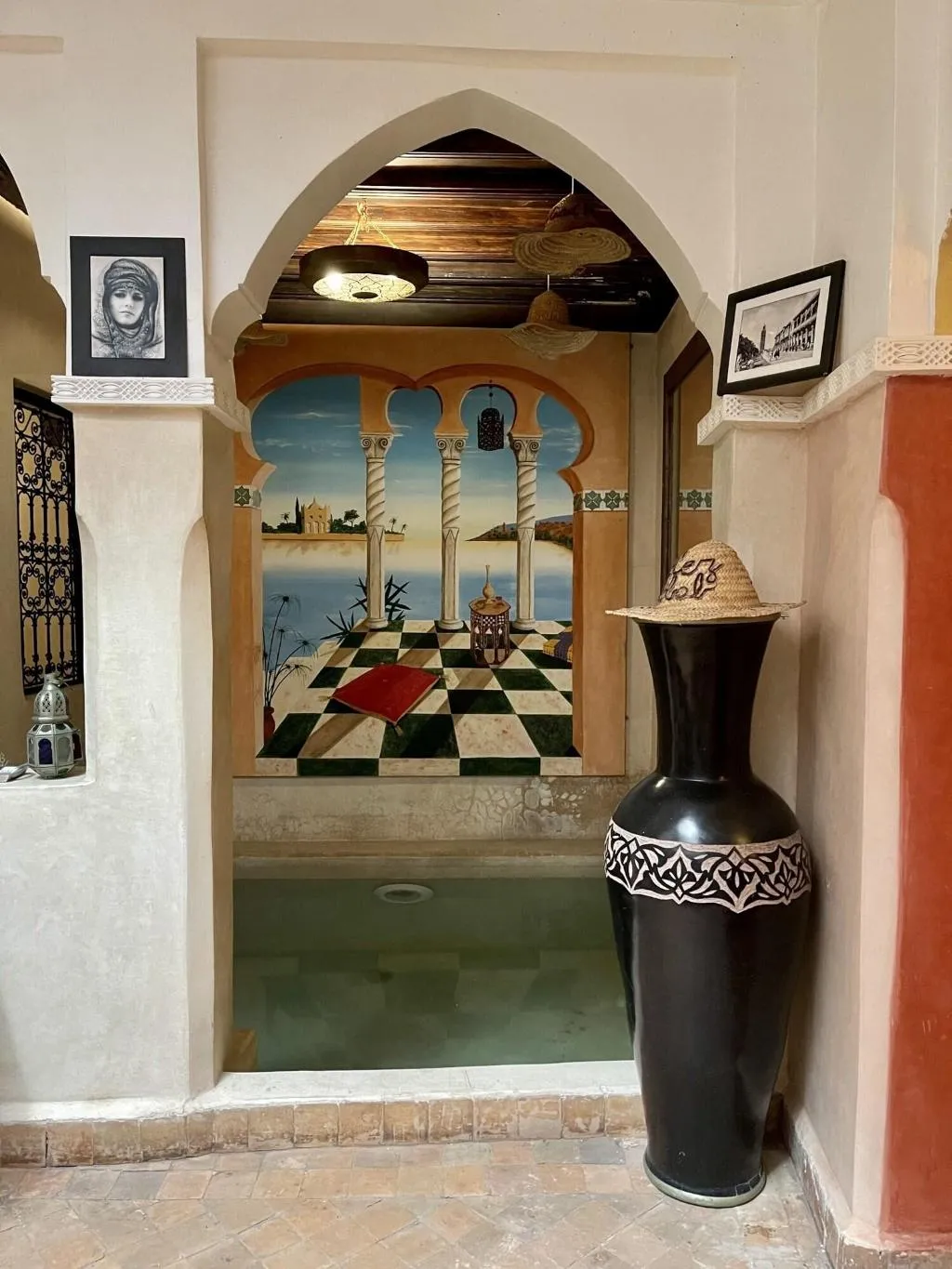 Lobby, Riad Mboja, Marrakech