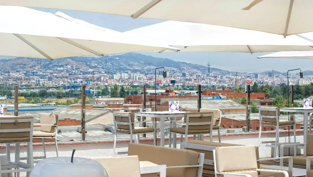 Terrace, Salles Hotel Ciutat del Prat Barcelona Airport, Barcelona