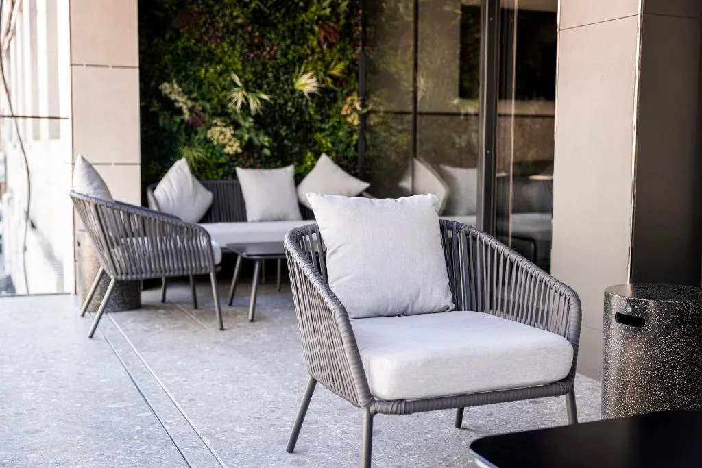 Terrace, The Londoner Hotel St. Julians, Malta