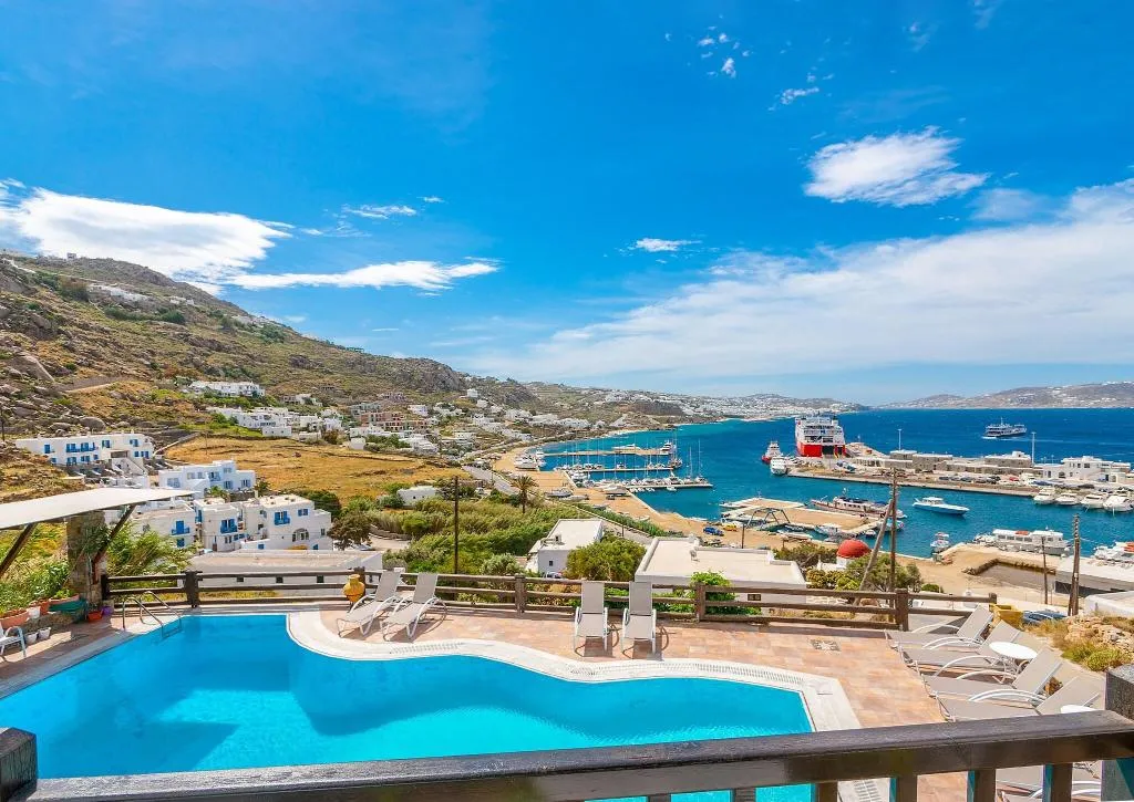 General view, Paradision, Mykonos