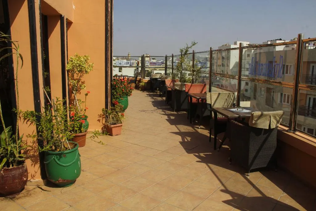 Terrace, New Farah Hotel, Agadir