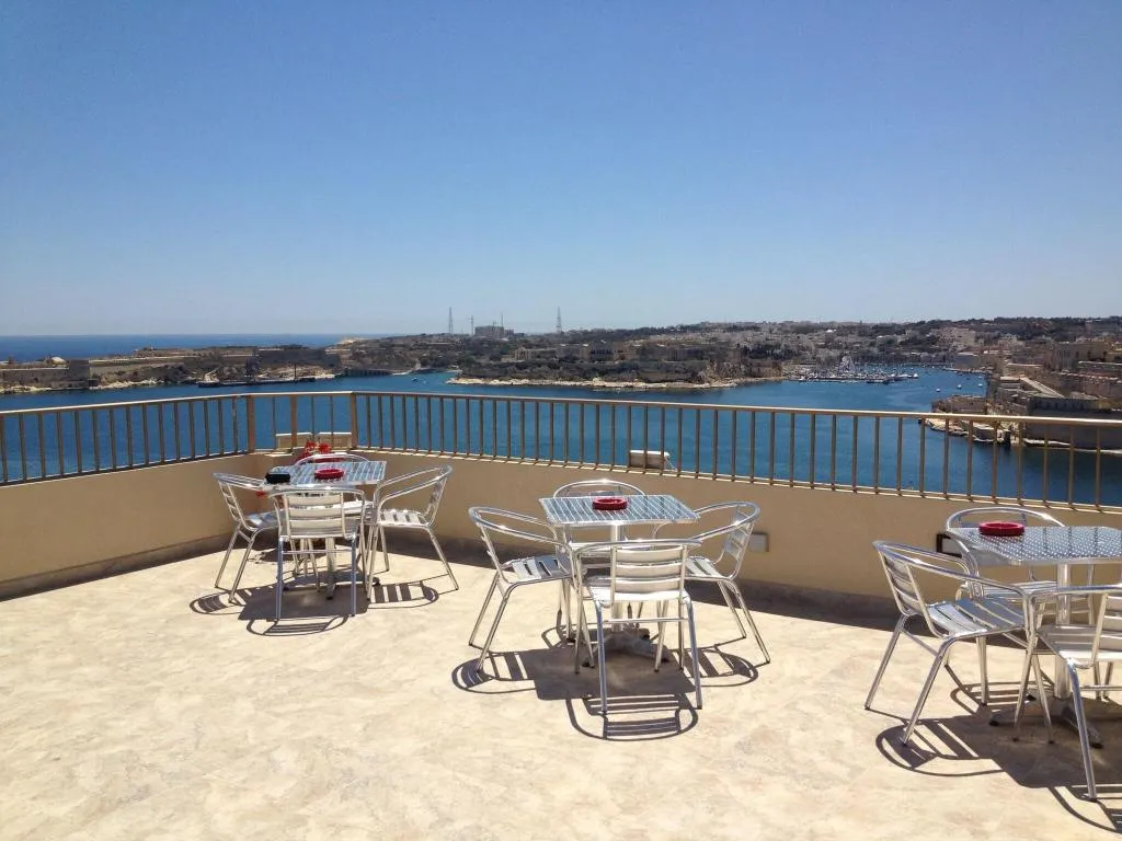 Terrace, Grand Harbour Hotel, Malta