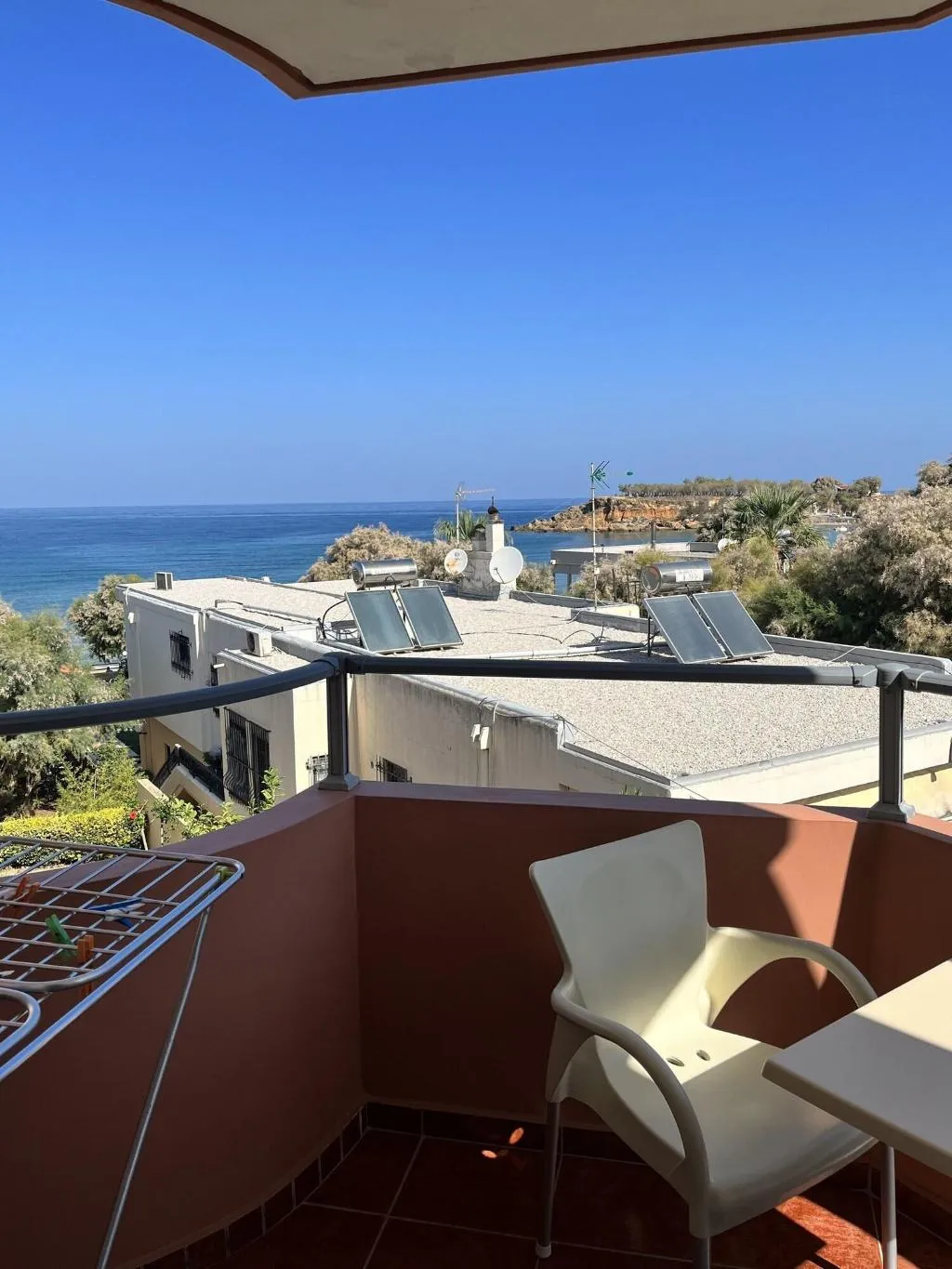 Terrace, Iolkos Hotel Apartments, Crete