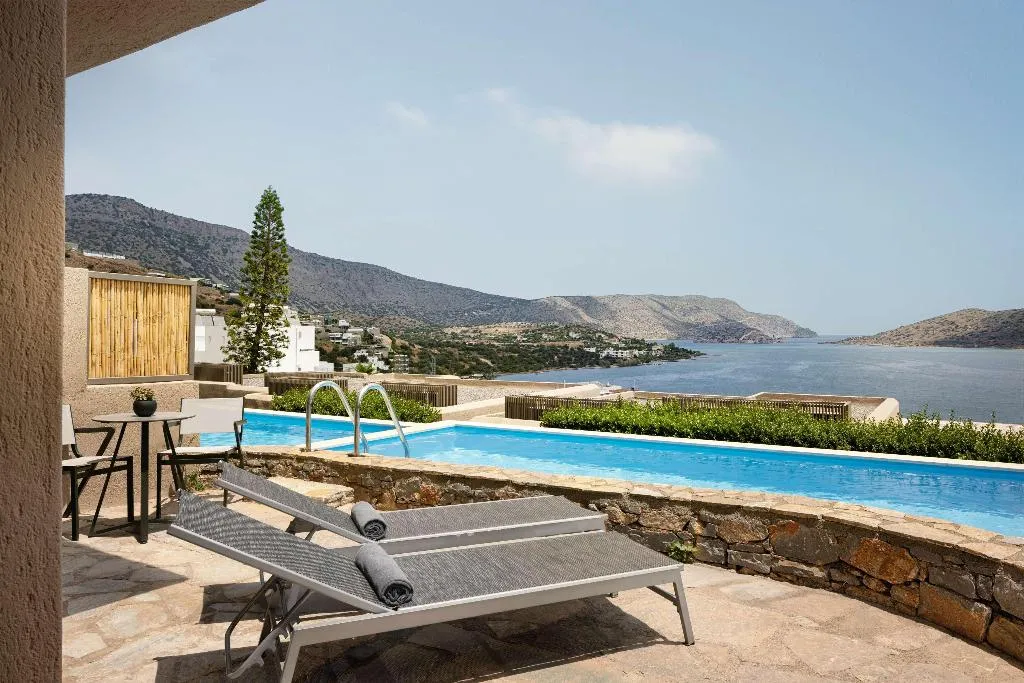 SUITE KING SIZE BED Room, Domes Aulus Elounda, Curio Collection by Hilton, Crete