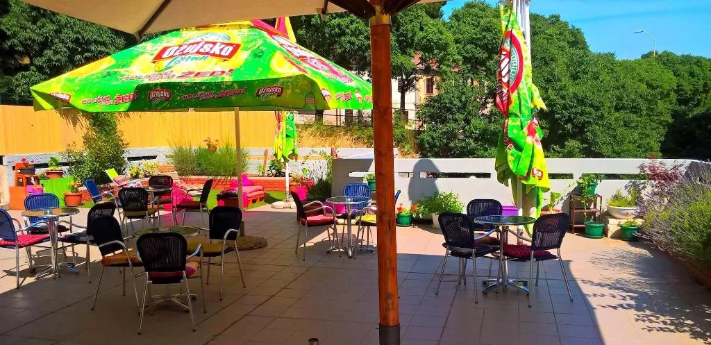 Terrace, Crazy House Hostel Pula, Istria