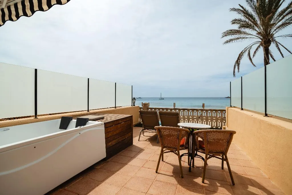 JUNIOR SUITE SEA VIEW WITH TERRACE Room, Secrets Mallorca Villamil Resort & Spa Only Adults, Majorca