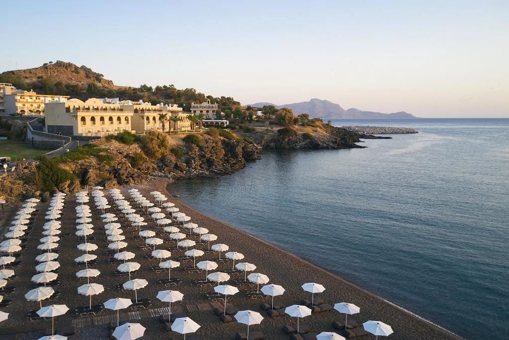 Beach, Lindos Royal Resort, Rhodes