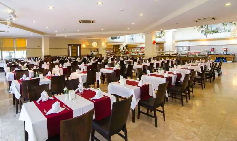 Restaurant, Garden of Sun Hotel, Bodrum