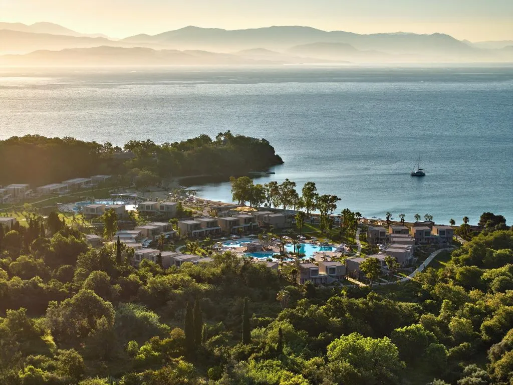 General view, Ikos Odisia, Corfu