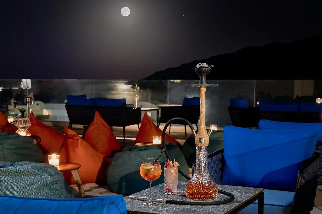 Terrace, Lindos Grand Resort & Spa, Rhodes