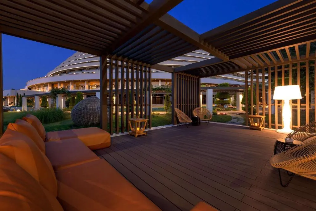Terrace, Olympic Palace Resort Hotel & Convention Center, Rhodes