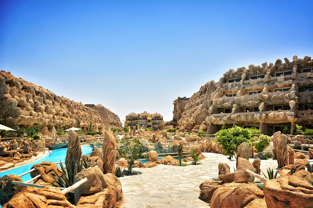 General view, Caves Beach Resort Hurghada, Red Sea Riviera