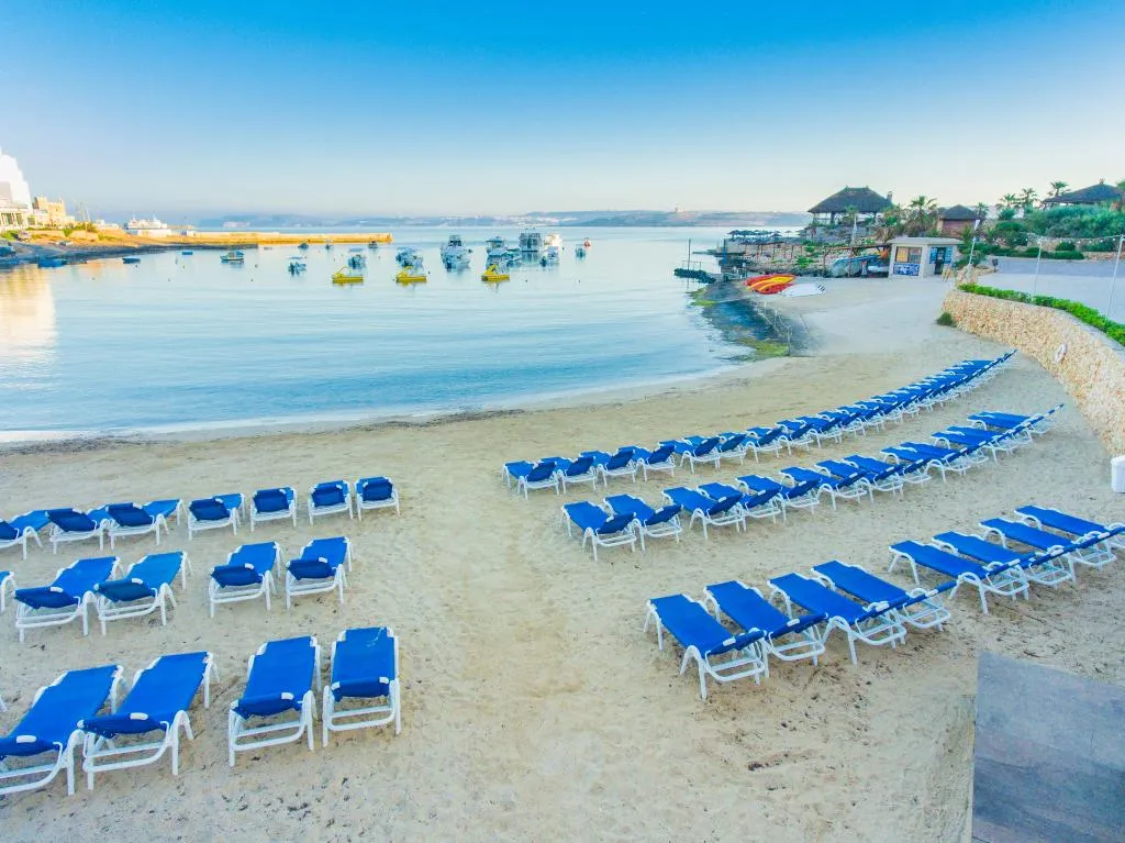 Beach, The Ramla Bay Resort, Malta
