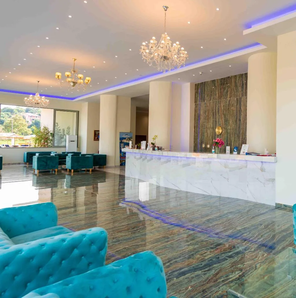 Lobby, Laguna Holiday Resort, Corfu