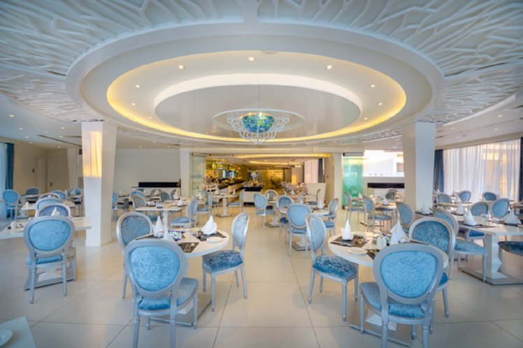 Restaurant, Adams Beach Hotel, Cyprus