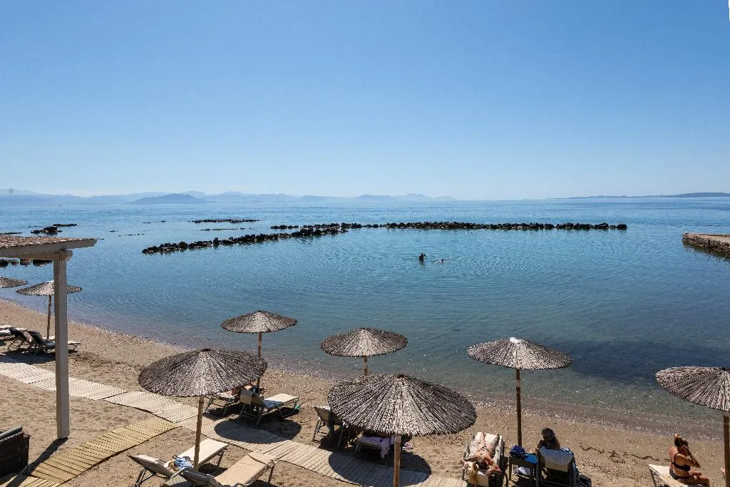 Beach, Corfu Holiday Palace Hotel, Corfu