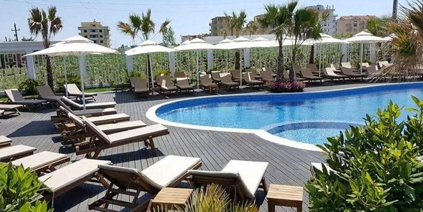 Pool, Flower Hotel, Kavaje