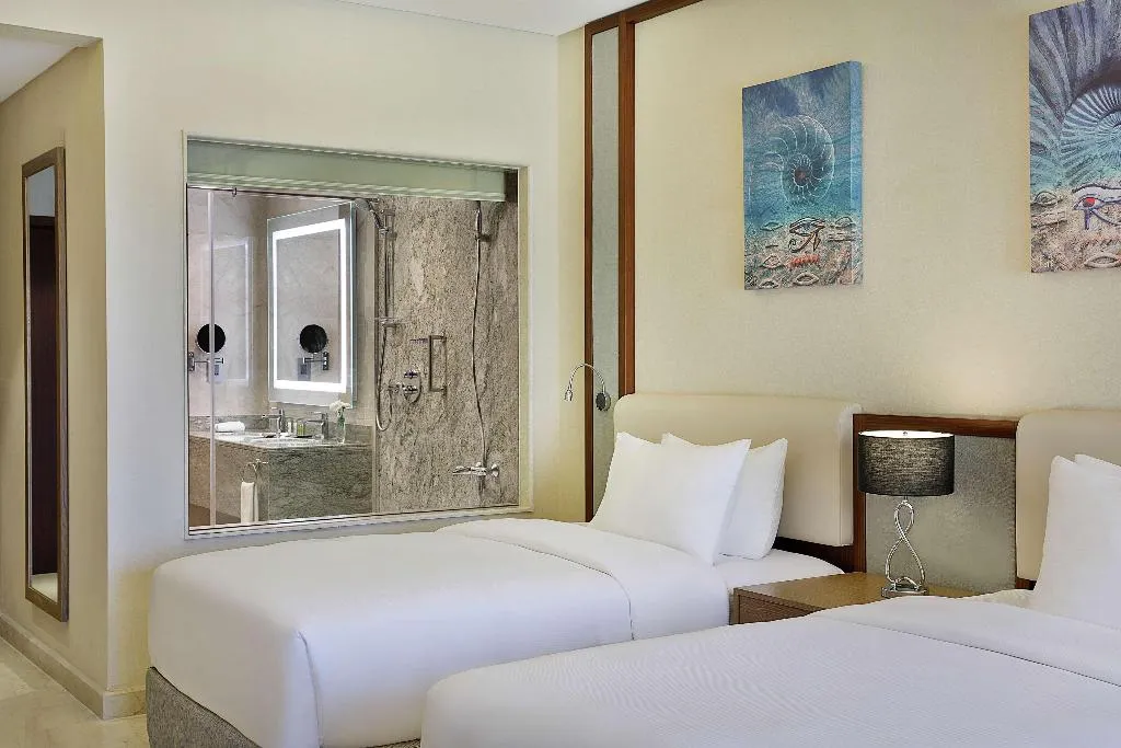 TWIN SUPERIOR SEA VIEW Room, Hilton Hurghada Plaza, Red Sea Riviera