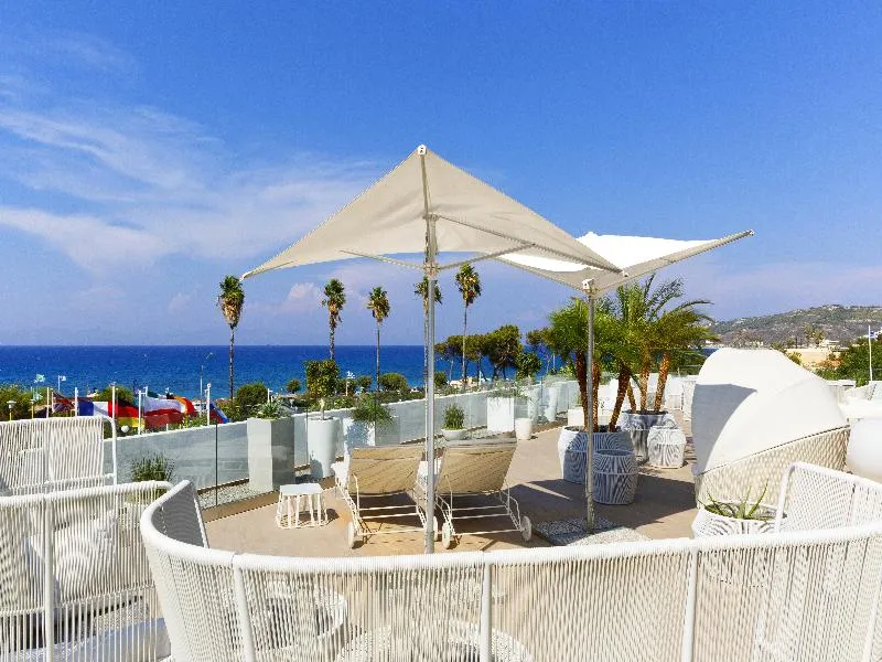 Terrace, Olympic Palace Resort Hotel & Convention Center, Rhodes