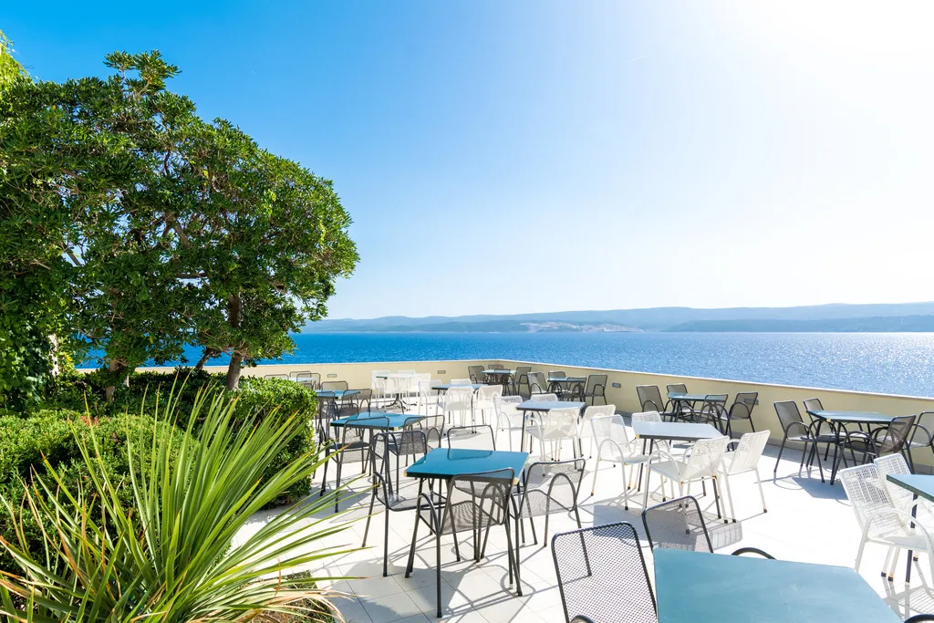 Terrace, Sagitta all inclusive holiday resort, Split