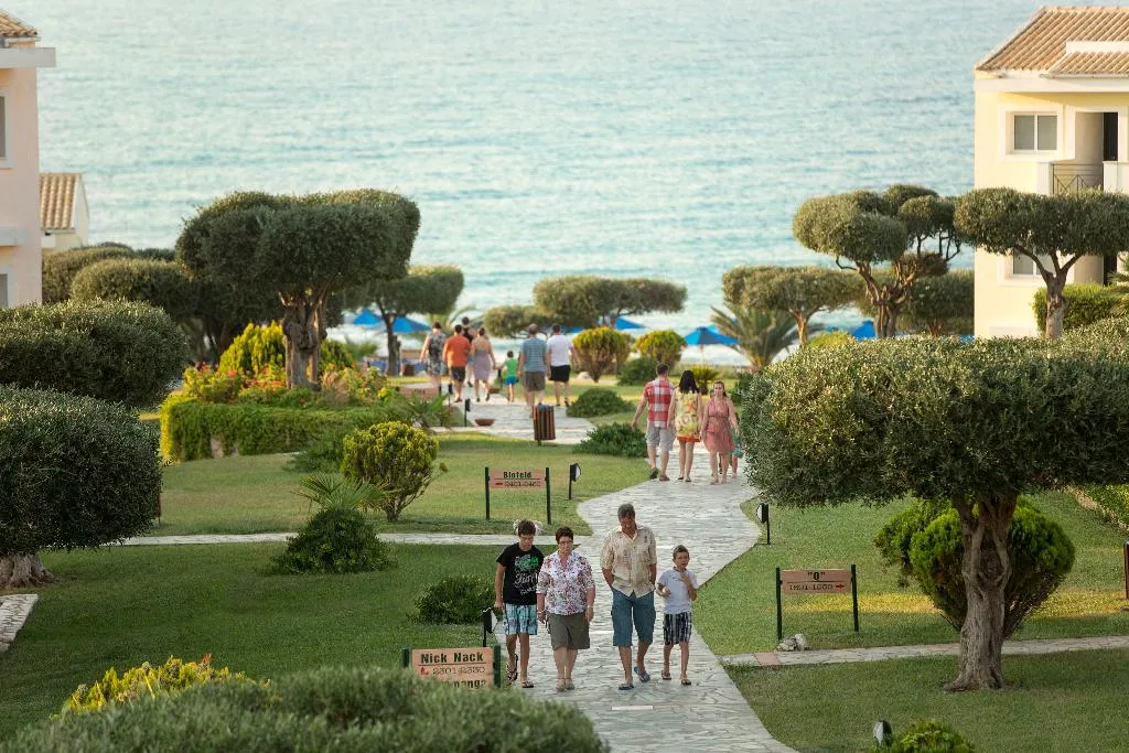 General view, Mareblue Beach, Corfu
