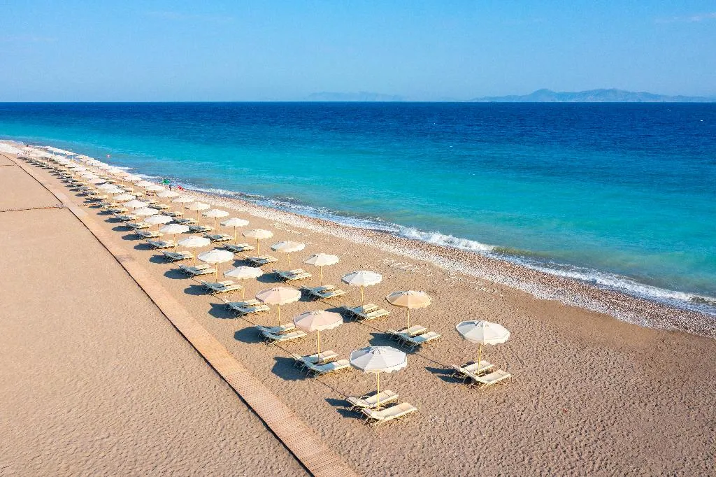 Beach, Sun Beach Resort, Rhodes