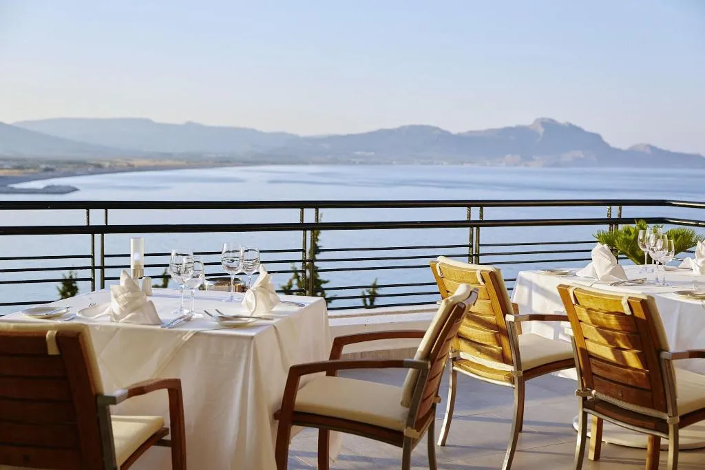 Restaurant, Lindos Mare SeaSide Hotel, Rhodes