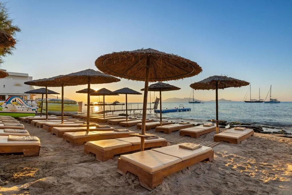 Beach, Cabana Blu Hotel & Suites, Kos