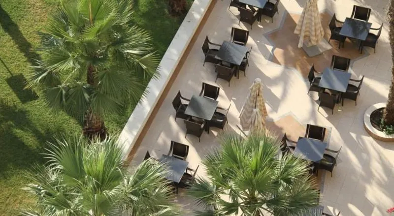 Terrace, Riadh Palms, Tunisia