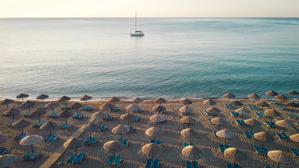 Beach, Mitsis Rodos Village, Rhodes