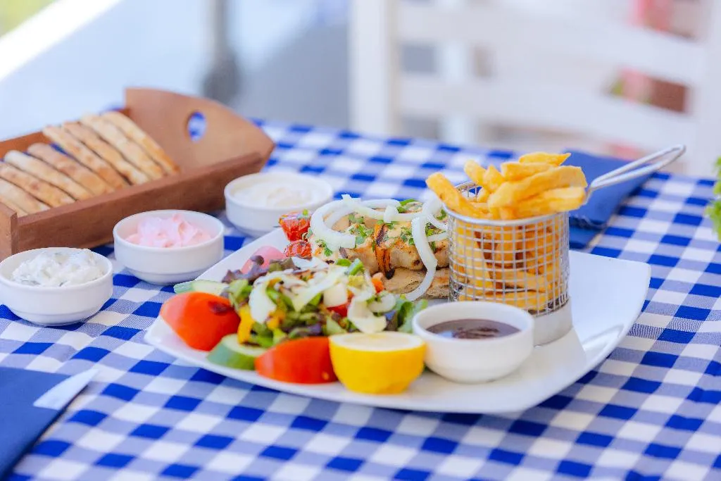 Restaurant, Golden Coast Beach Hotel, Cyprus