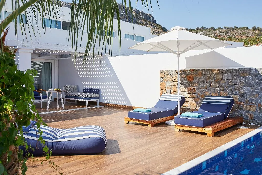 VILLA THREE BEDROOMS Room, Minos Imperial Luxury Beach Resort Milatos, Crete