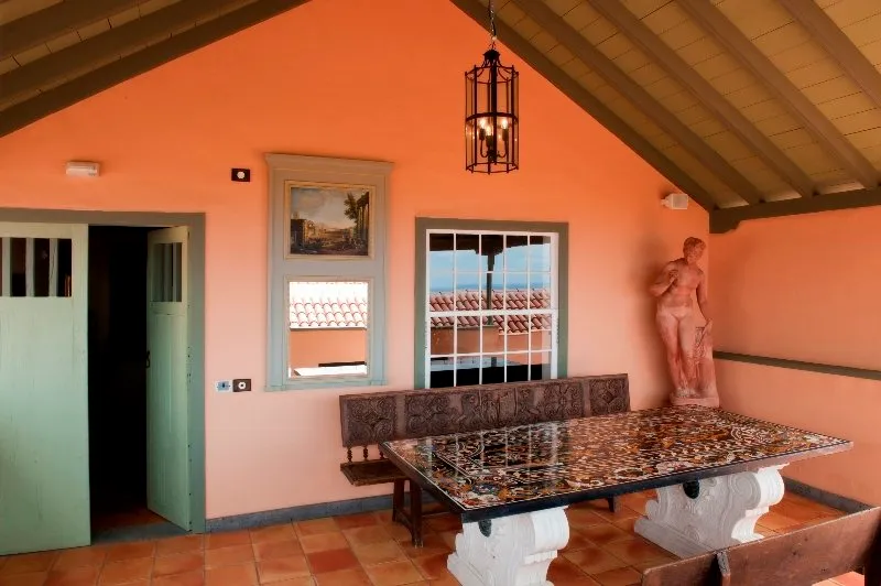 Lobby, Hacienda de Abajo, La Palma