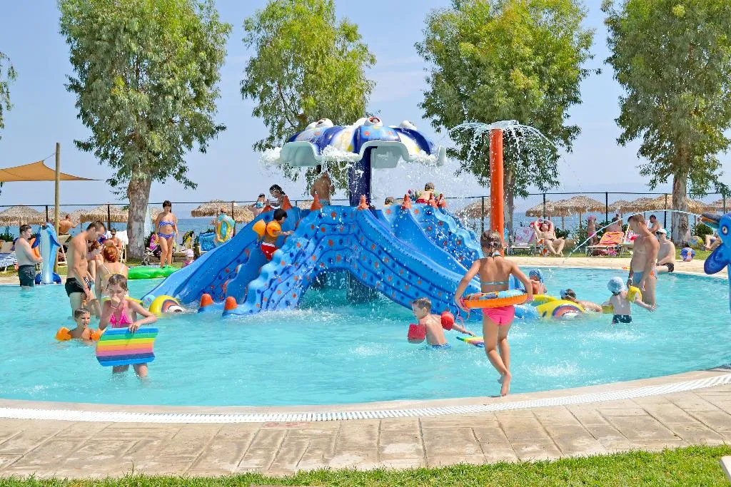 Pool, Canvas by Mitsis Messonghi, Corfu