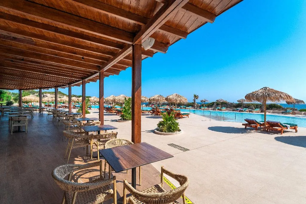 Terrace, Kresten Royal Euphoria Resort, Rhodes