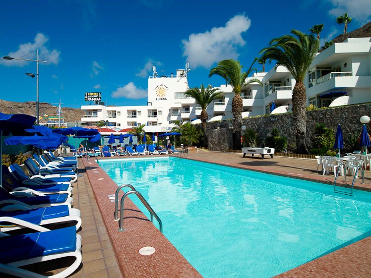 pool area, Sunsuites Lufesa, Gran Canaria