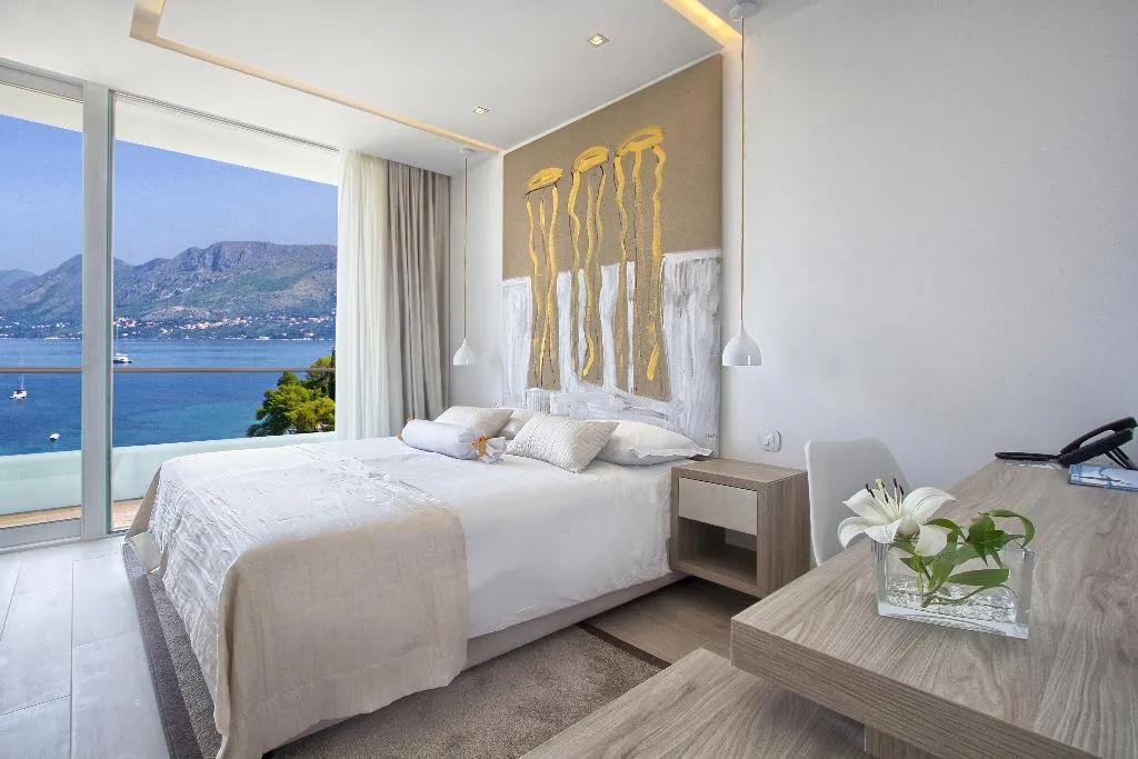 DOUBLE DELUXE SEA VIEW WITH BALCONY Room, Hotel Cavtat, Dubrovnik