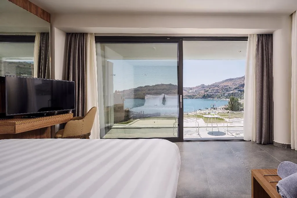 Double or Twin DELUXE SEA VIEW Room, Lindos Grand Resort & Spa, Rhodes