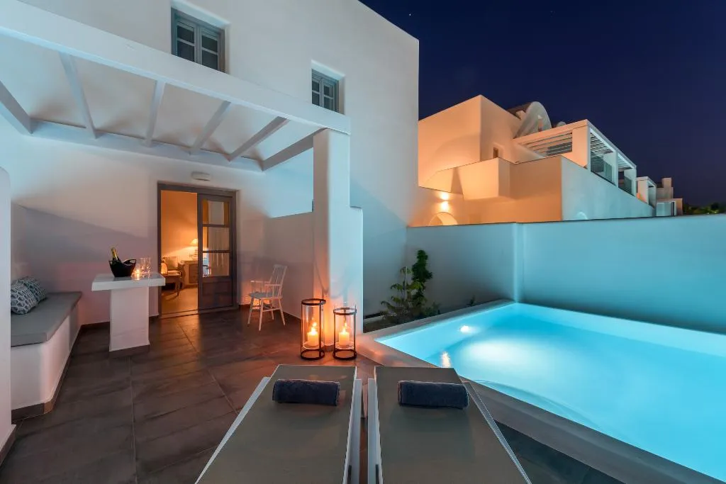 DOUBLE WITH PRIVATE POOL Room, Antoperla Luxury Hotel & Spa, Santorini