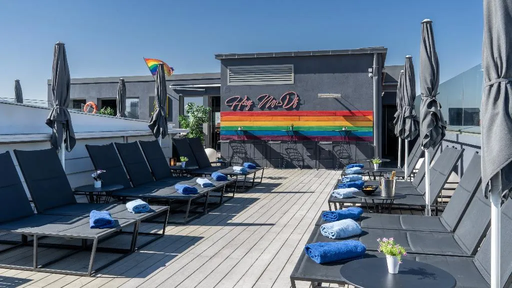 Terrace, Axel Hotel Madrid - Adults Only, Madrid