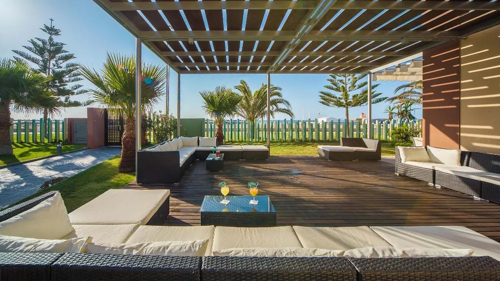 Terrace, Protur Roquetas Hotel & Spa, Costa Almeria
