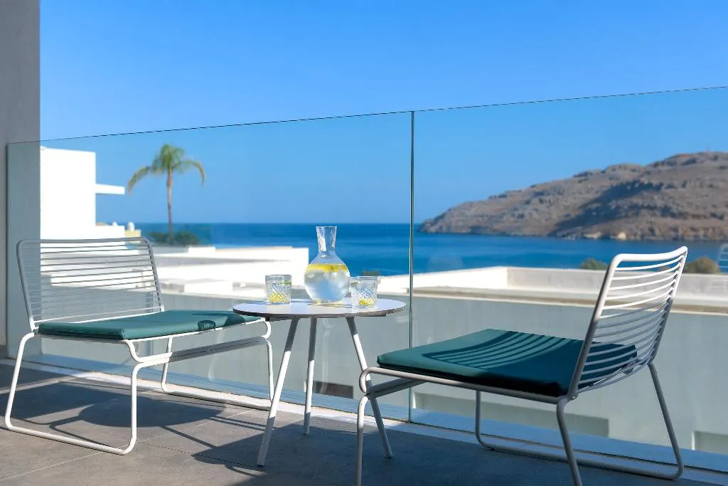 Double or Twin DELUXE SEA VIEW Room, Lindos Grand Resort & Spa, Rhodes