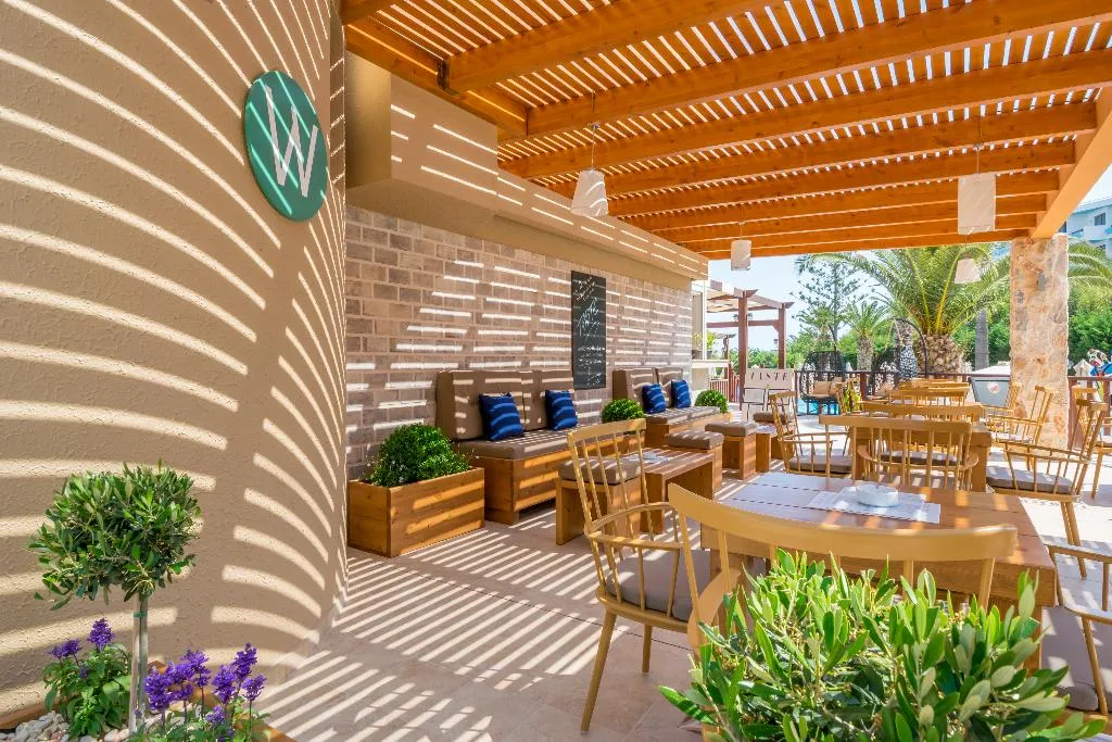 Restaurant, Sun Beach Resort, Rhodes