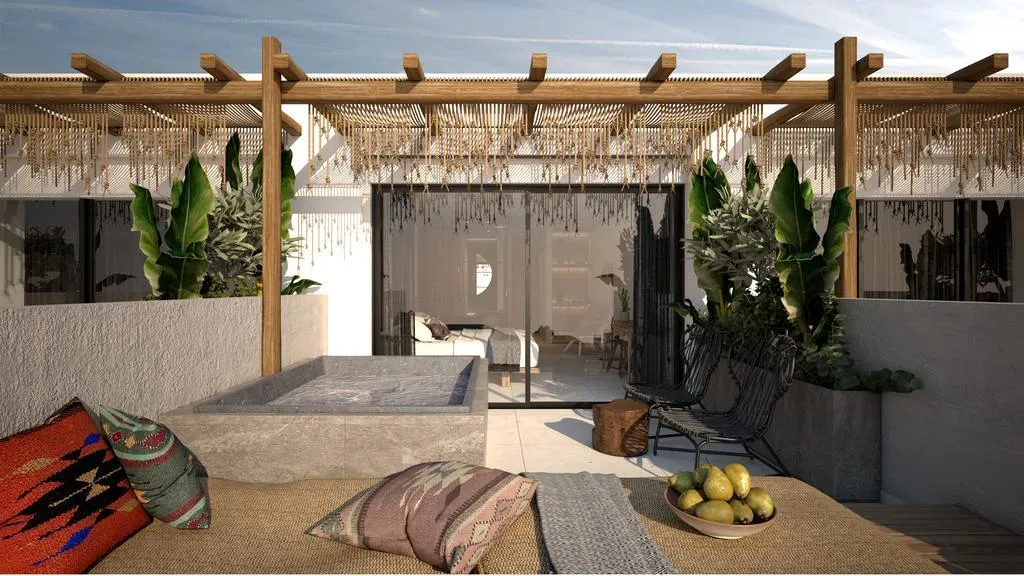 Terrace, The Syntopia Hotel, Crete